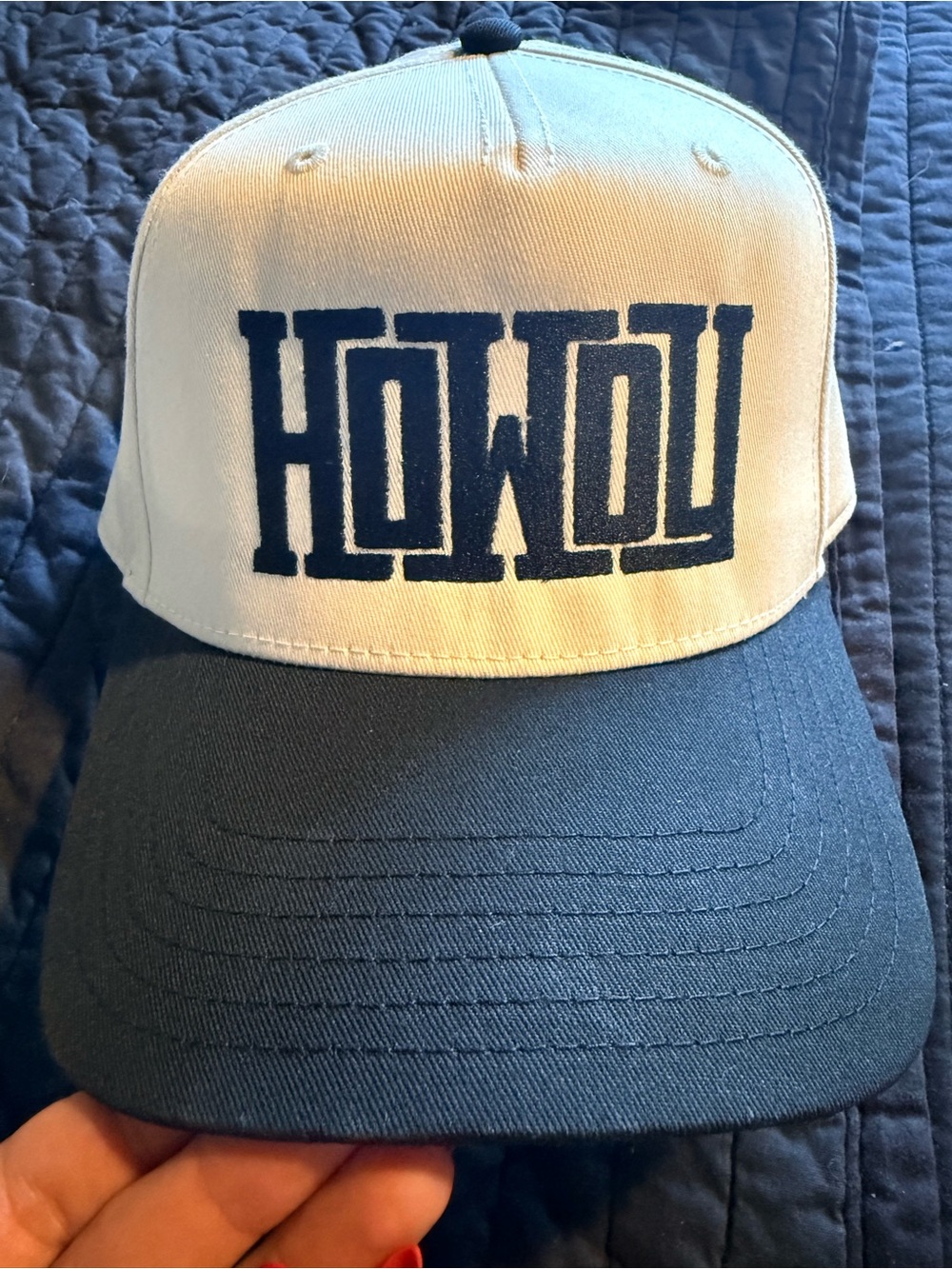 OTTO Two-Tone Trucker Cap in White & Black